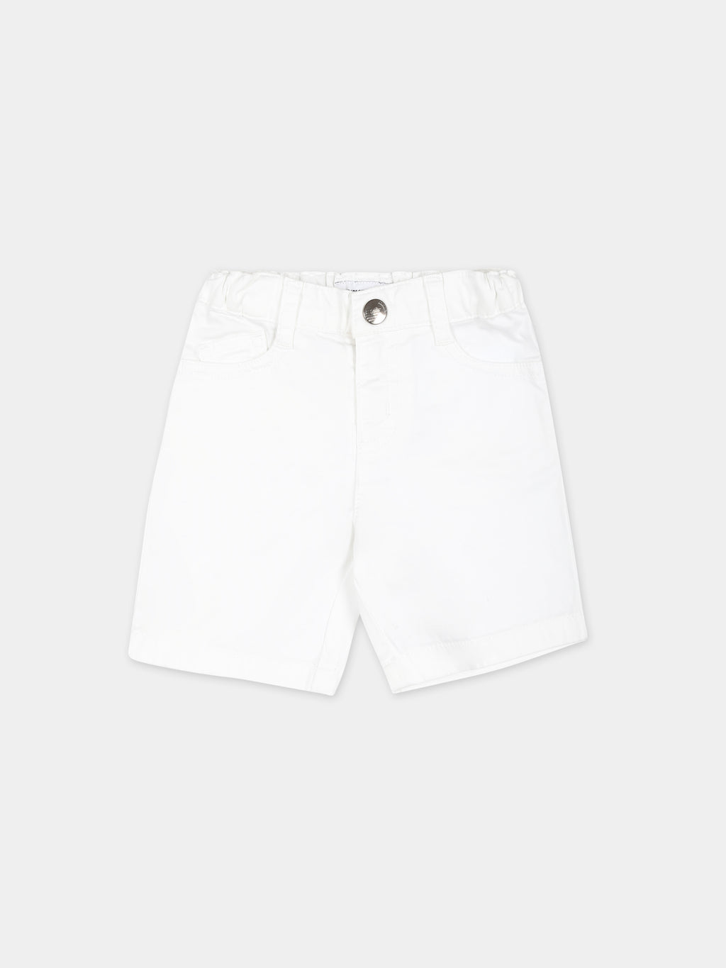 White shorts for baby boy with eagle