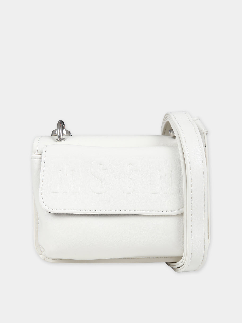 Ivory bag for girl with logo