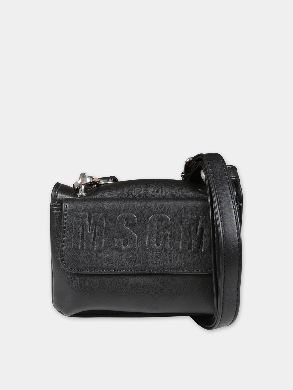 Black bag for girl with logo