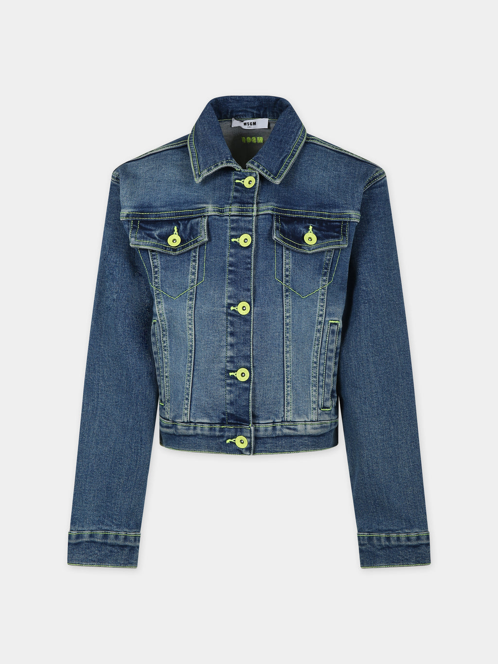 Veste bleue pour fille avec logo