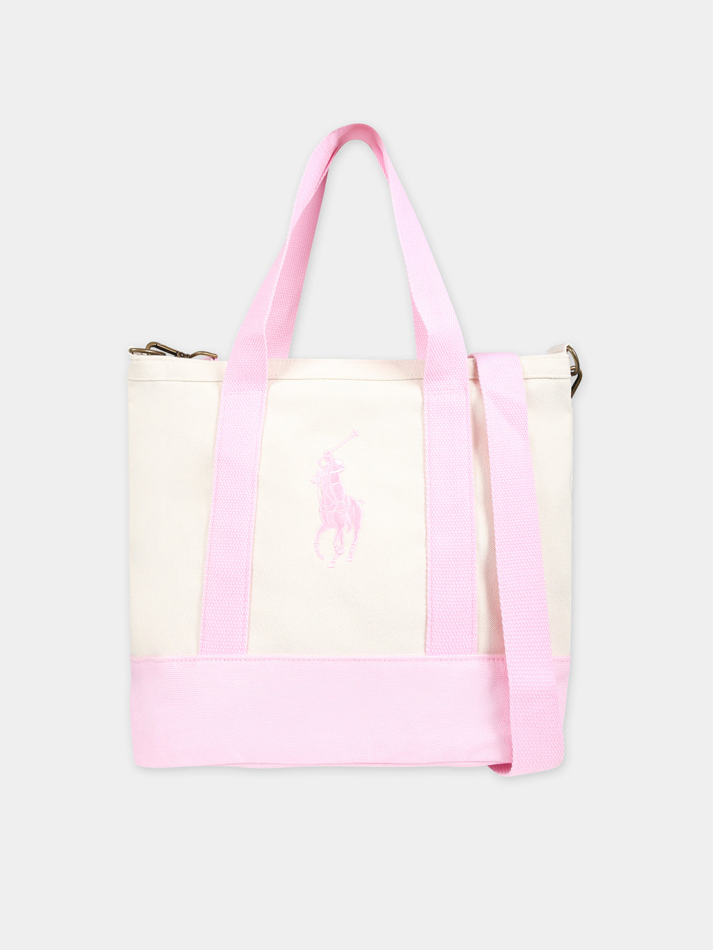 Sac ivoire pour fille avec pony