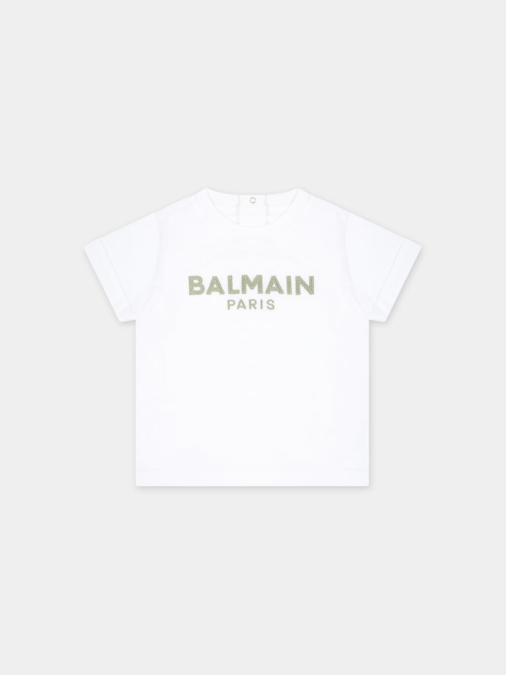 White t-shirt for babykids with logo