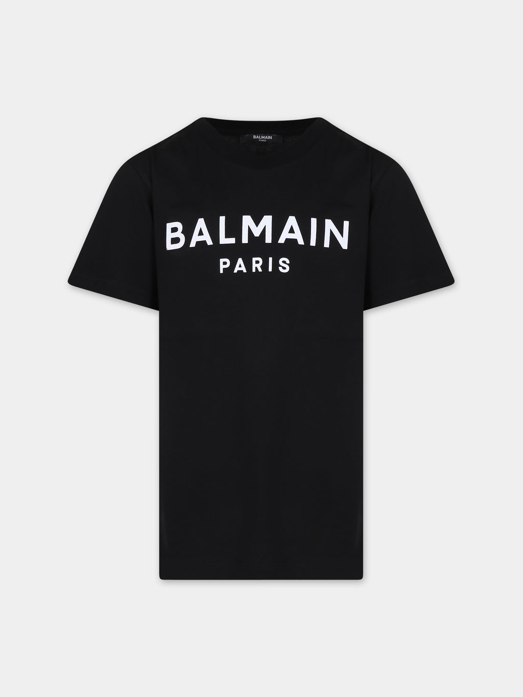 T-shirt noir pour enfants avec logo