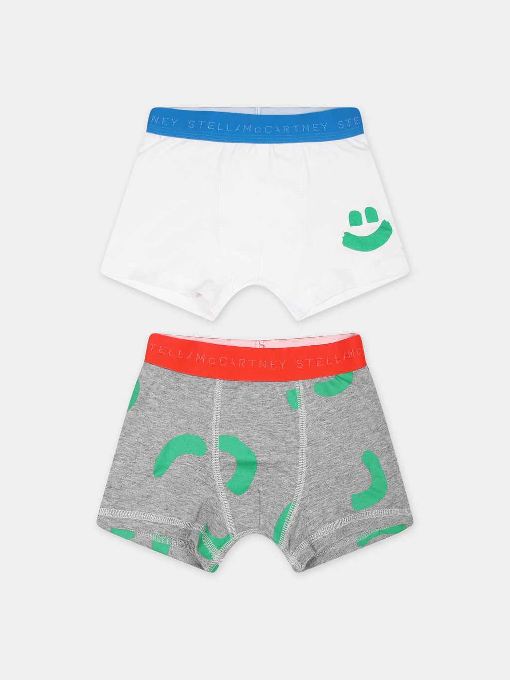Multicolor boxer set for boy with logo
