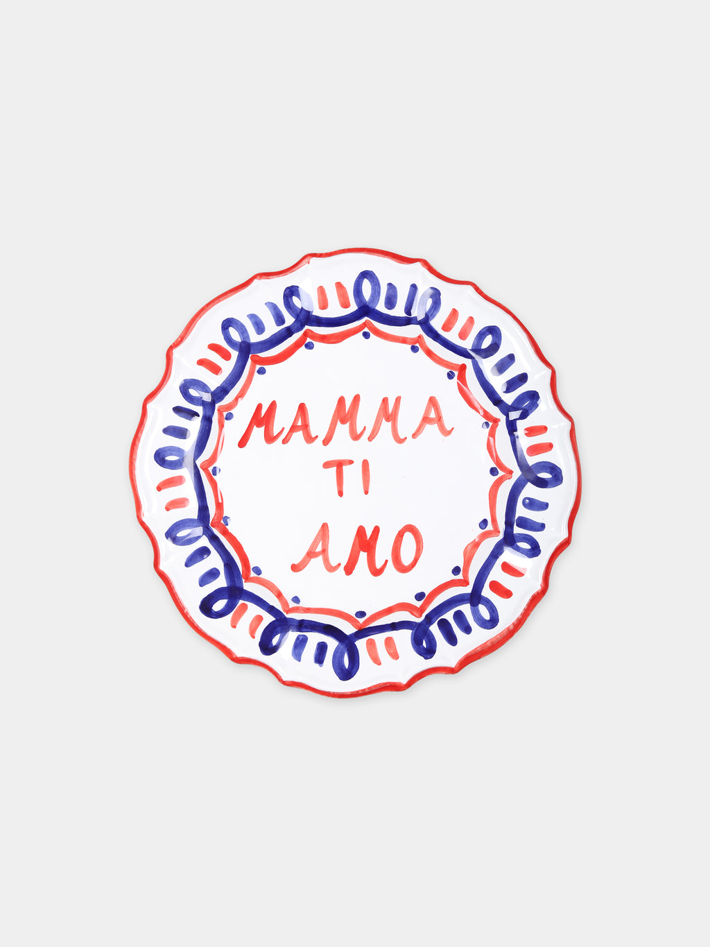 Mamma Ti Amo multicolor plate for kids