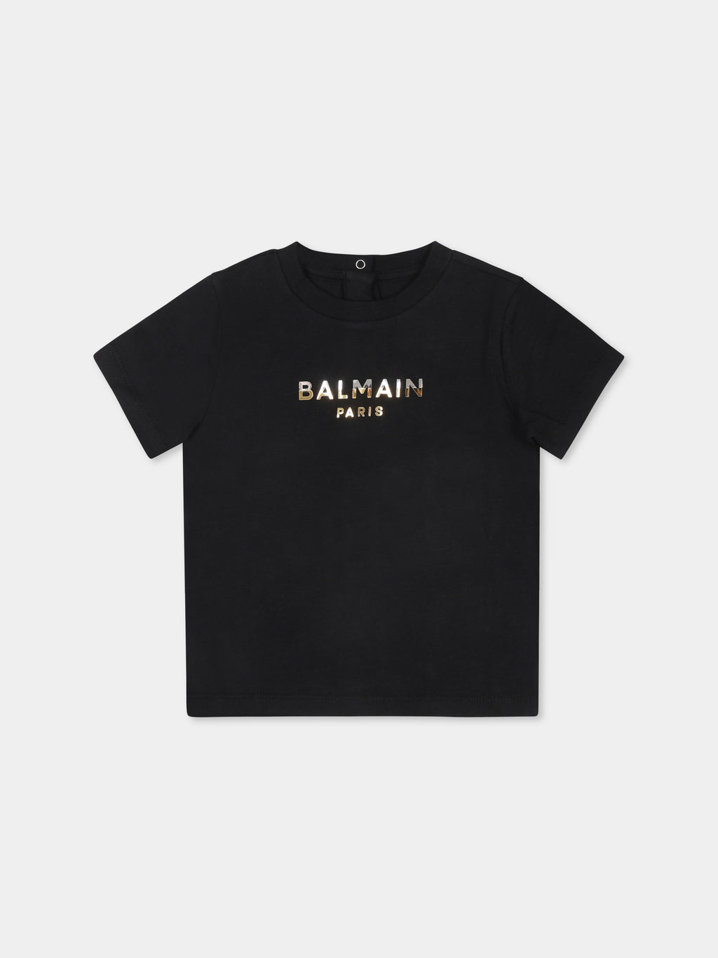 Black t-shirt for babykids with logo