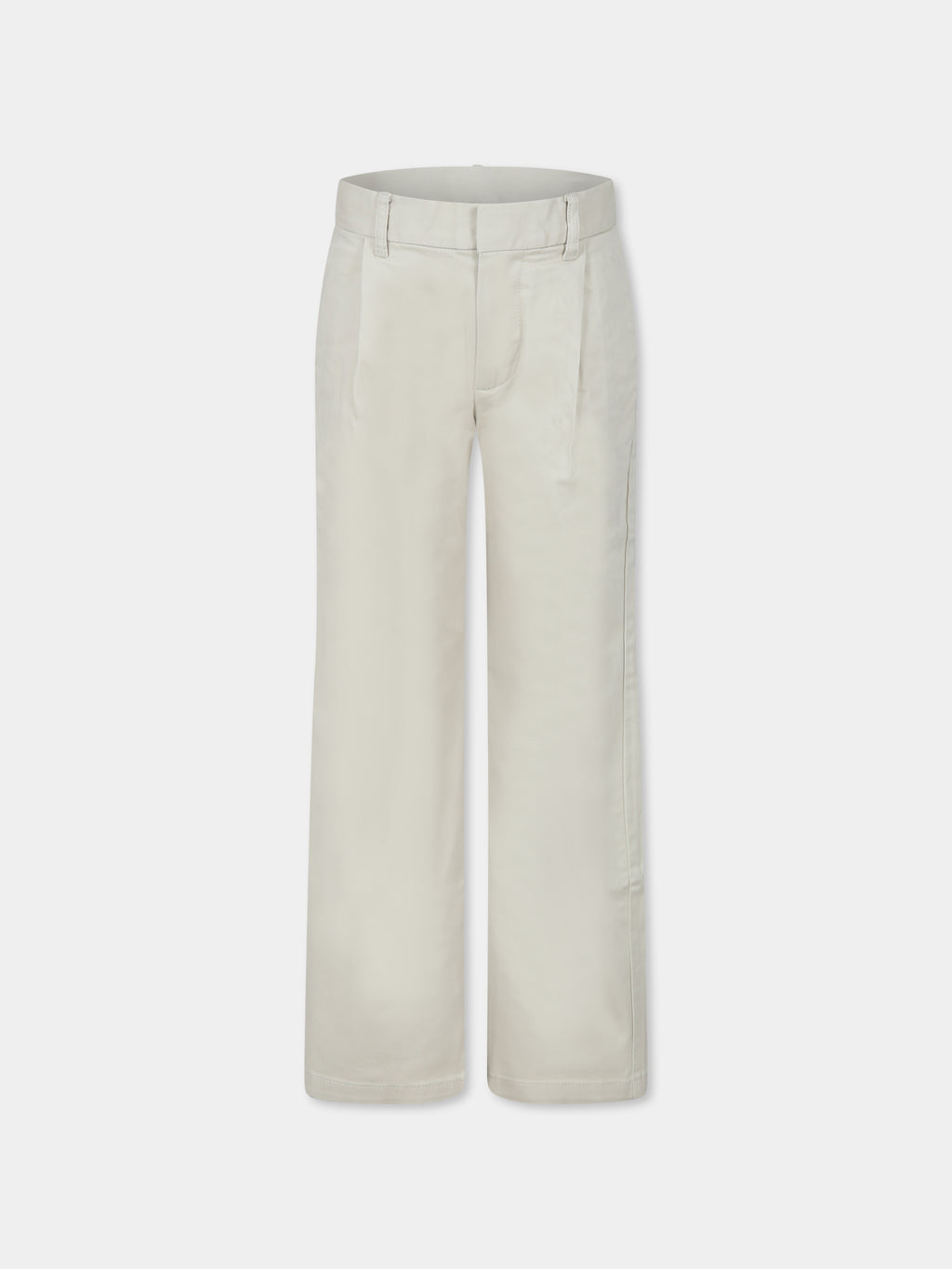 Pantalon vert pour garçon avec logo