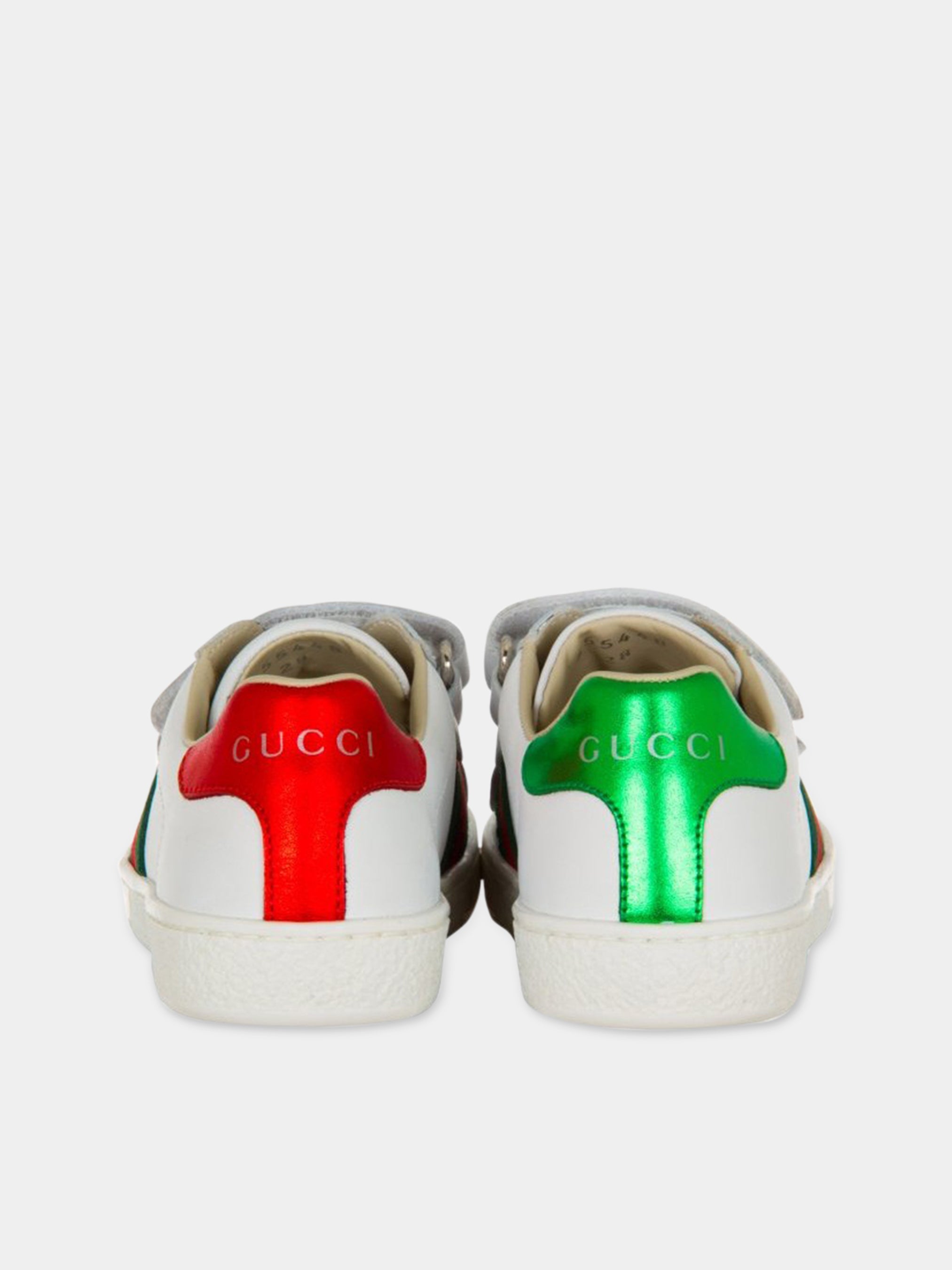 Gucci sneakers red store and green back