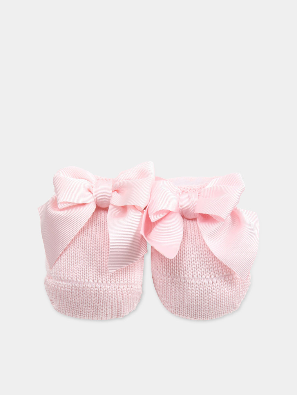 Pink baby bootee for babygirl