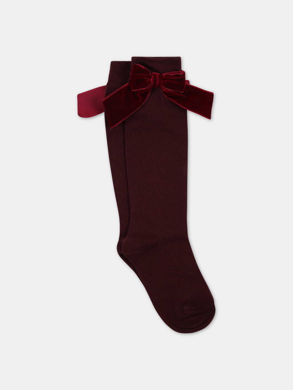 Bordeaux socks for girl