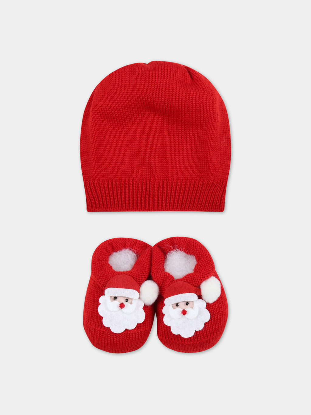 Red set for babykids with Santa Claus