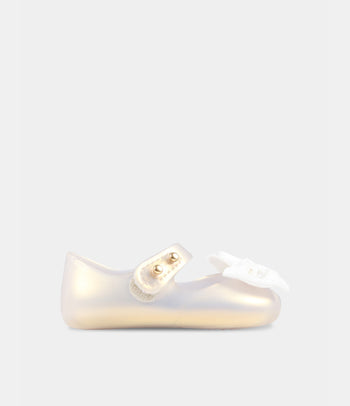 Ballerines blanches fille