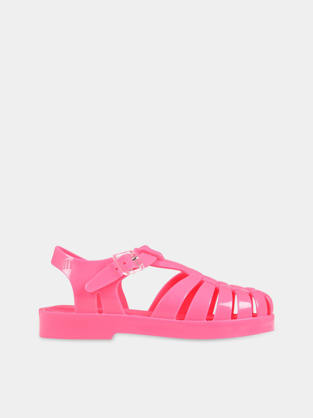 Neon-fuchsia sandals for girl