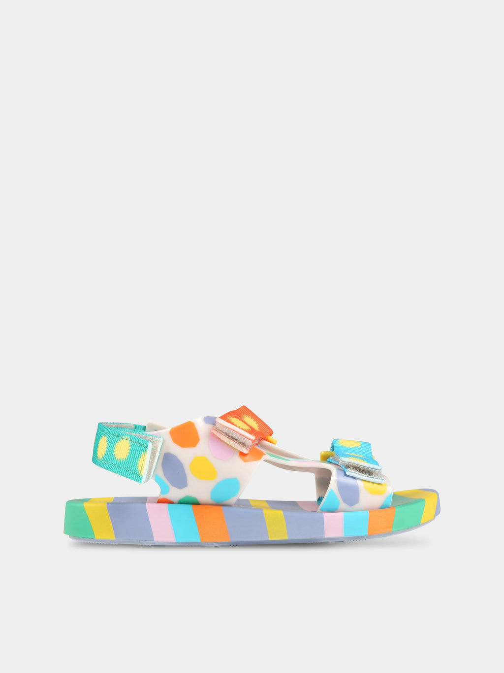 Multicolor sandals for kids with sun