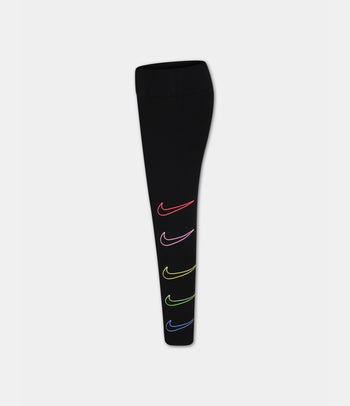 ▷ Leggings nero per bambina con Swoosh Nike