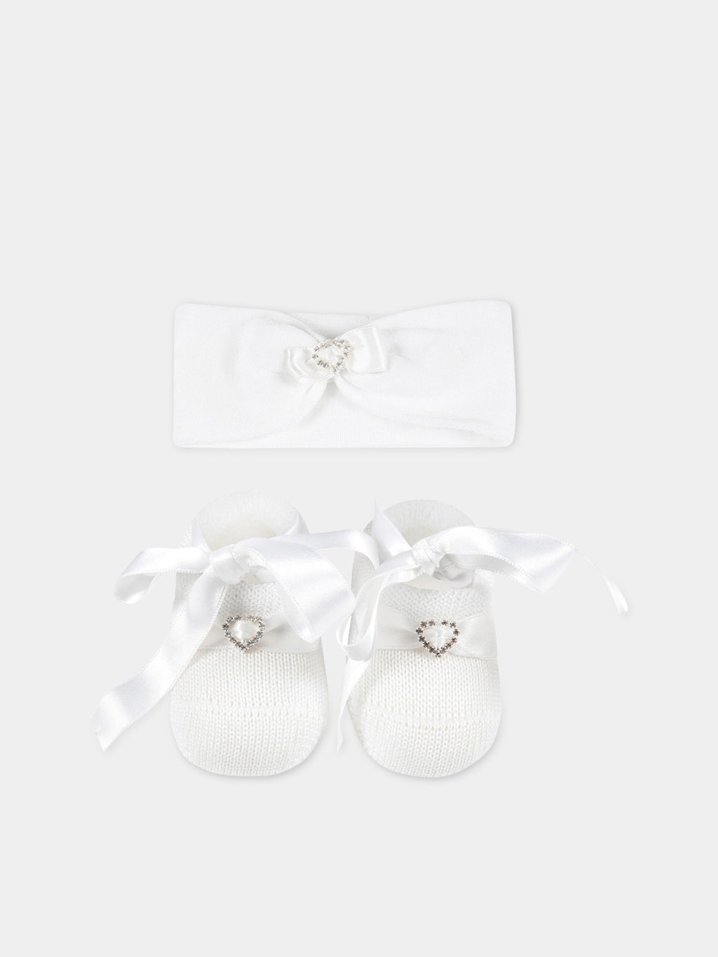 Ensemble blanc pour bébé fille