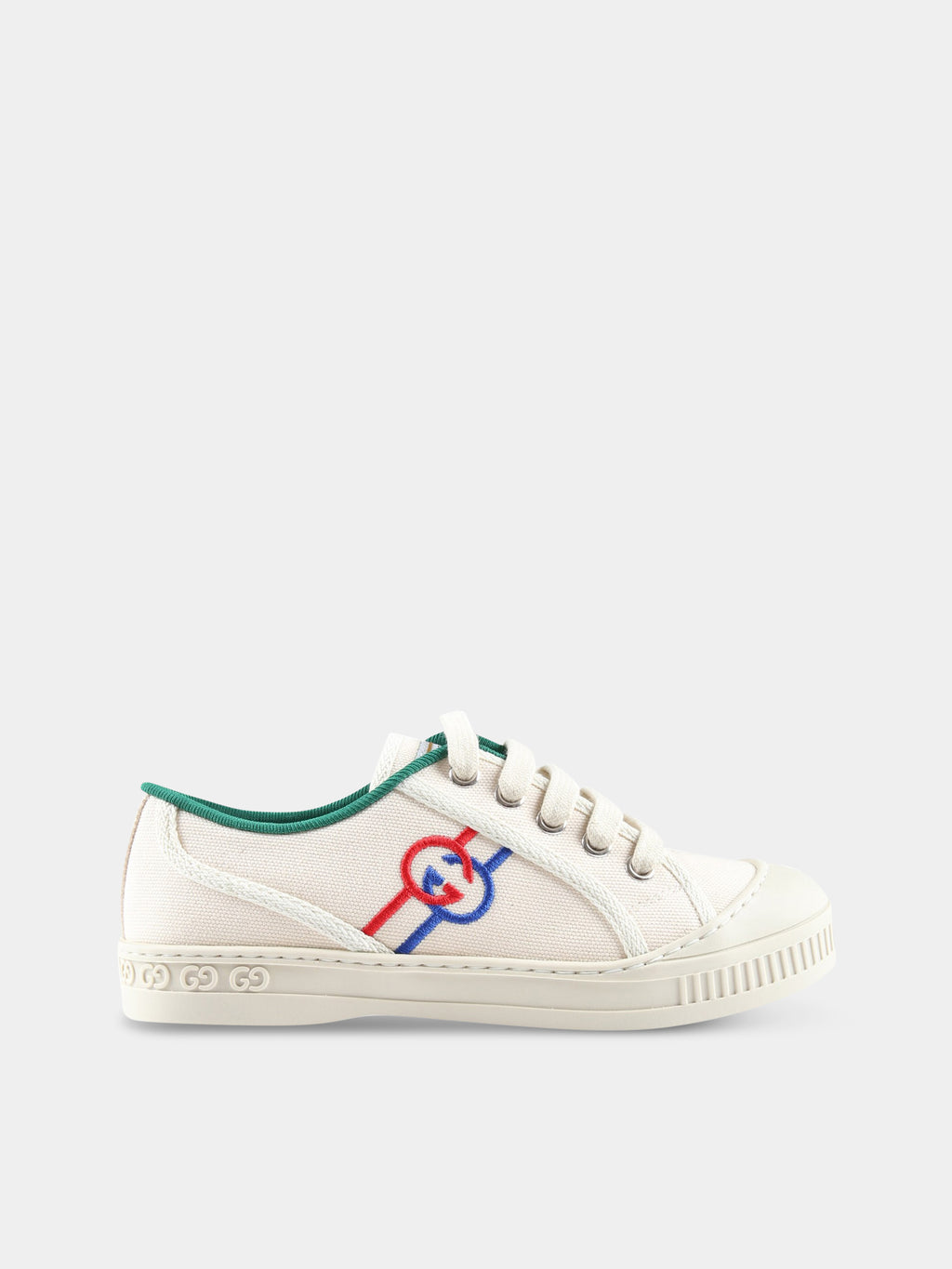 Ivory sneakers for kids Gucci Tennis 1977