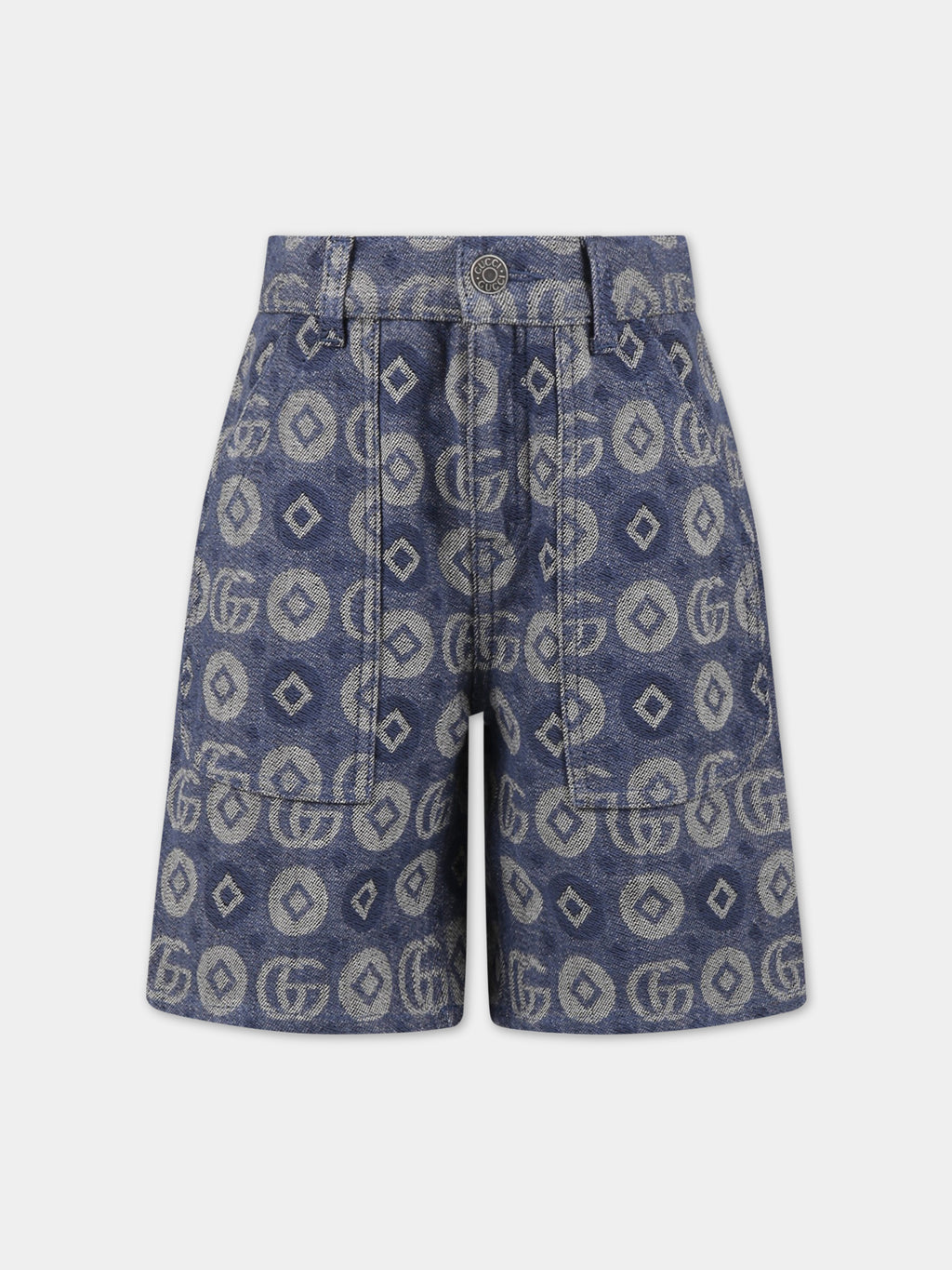 Blue shorts for boy with GG