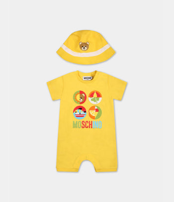 Pack MOSCHINO BABY Kids color Yellow