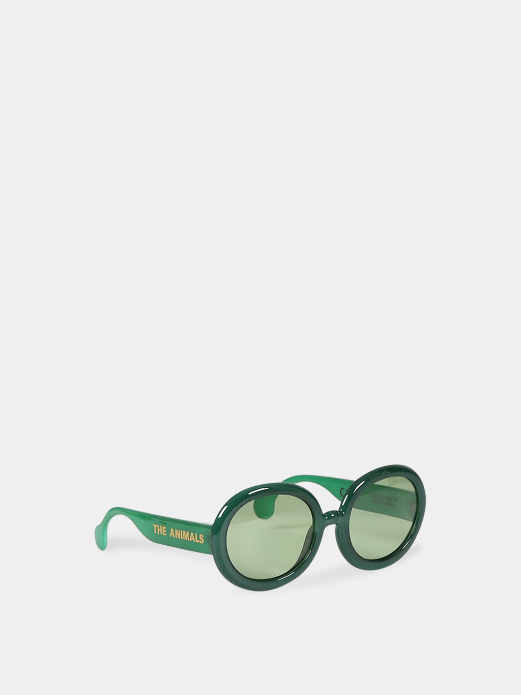 Green sunglasses for kids with logo