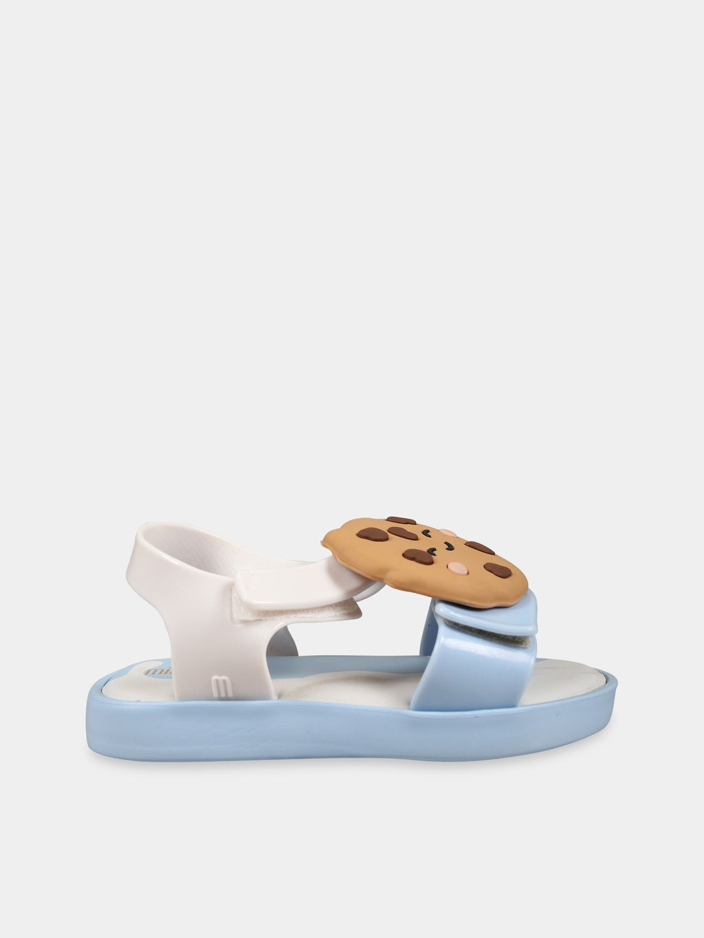 Sandales multicolores pour enfants avec biscuit et logo