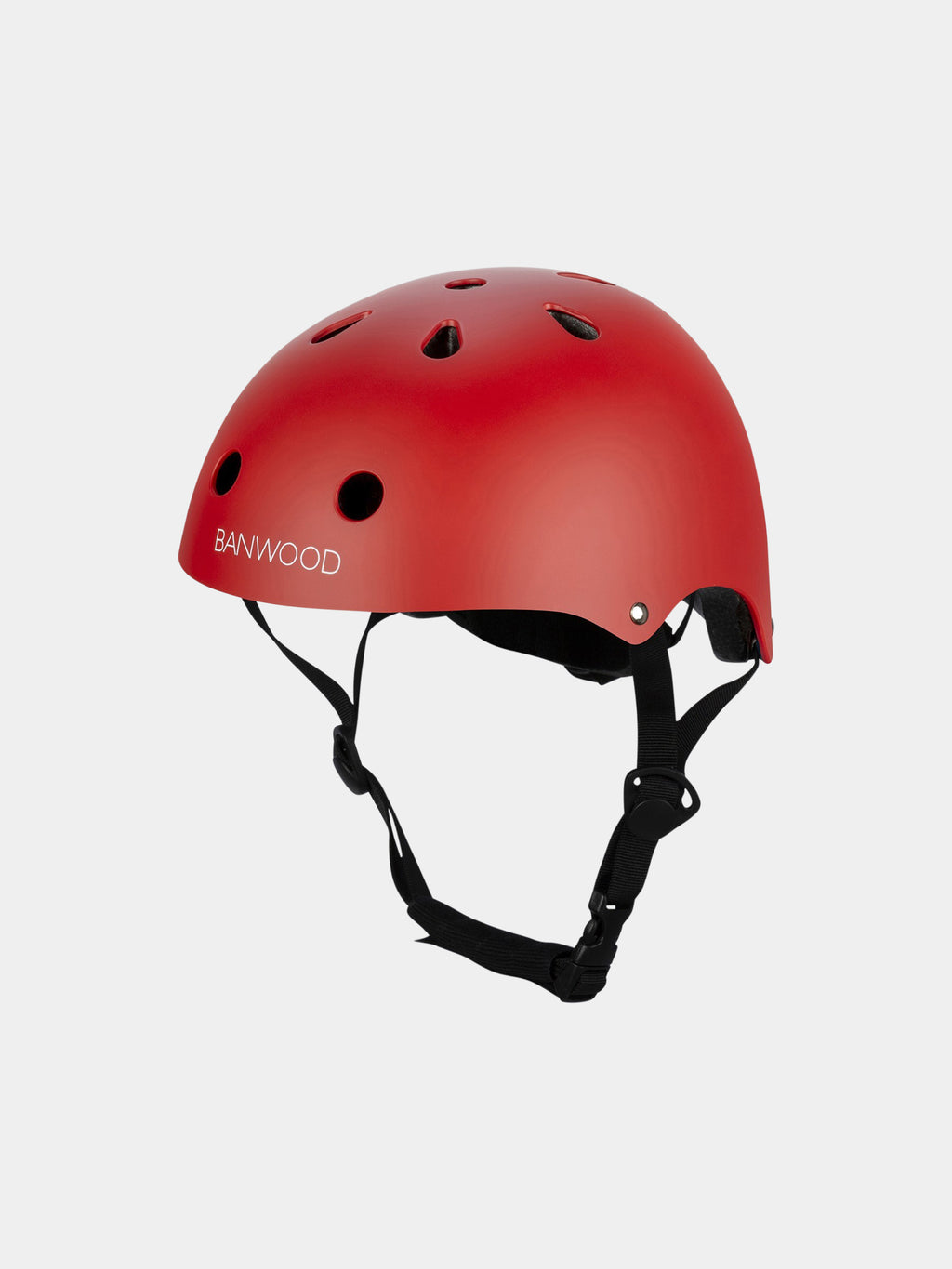 Red bicycle helmet for kids