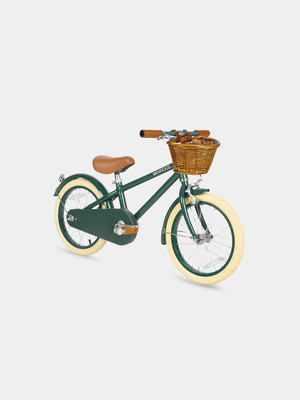 Green bicycle for kids