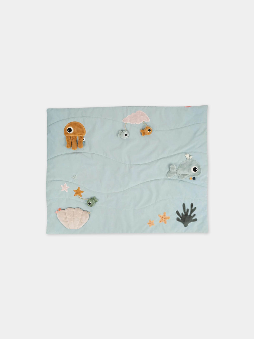 Light blue mat for baby kids