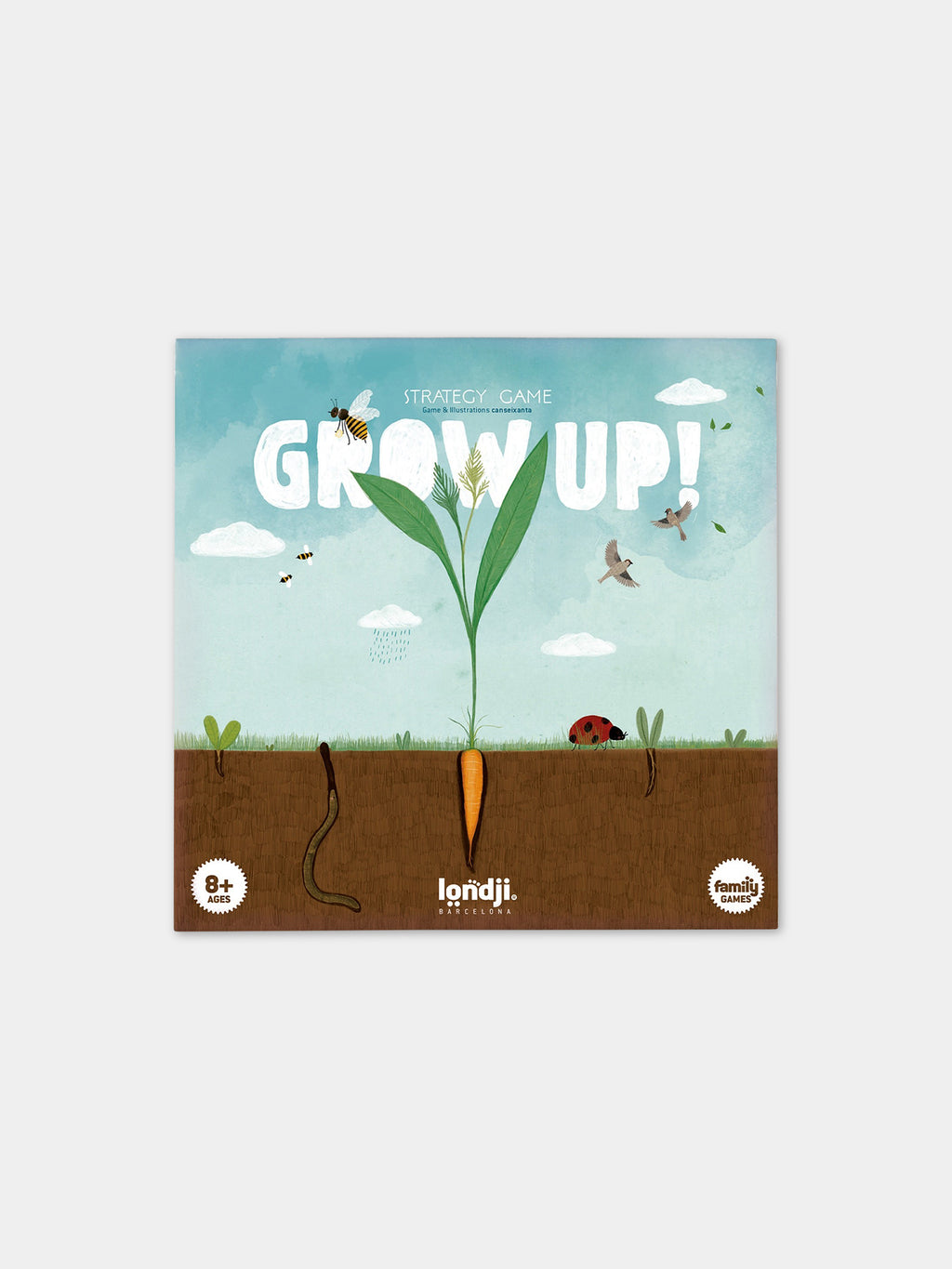 Board game for kids with garden