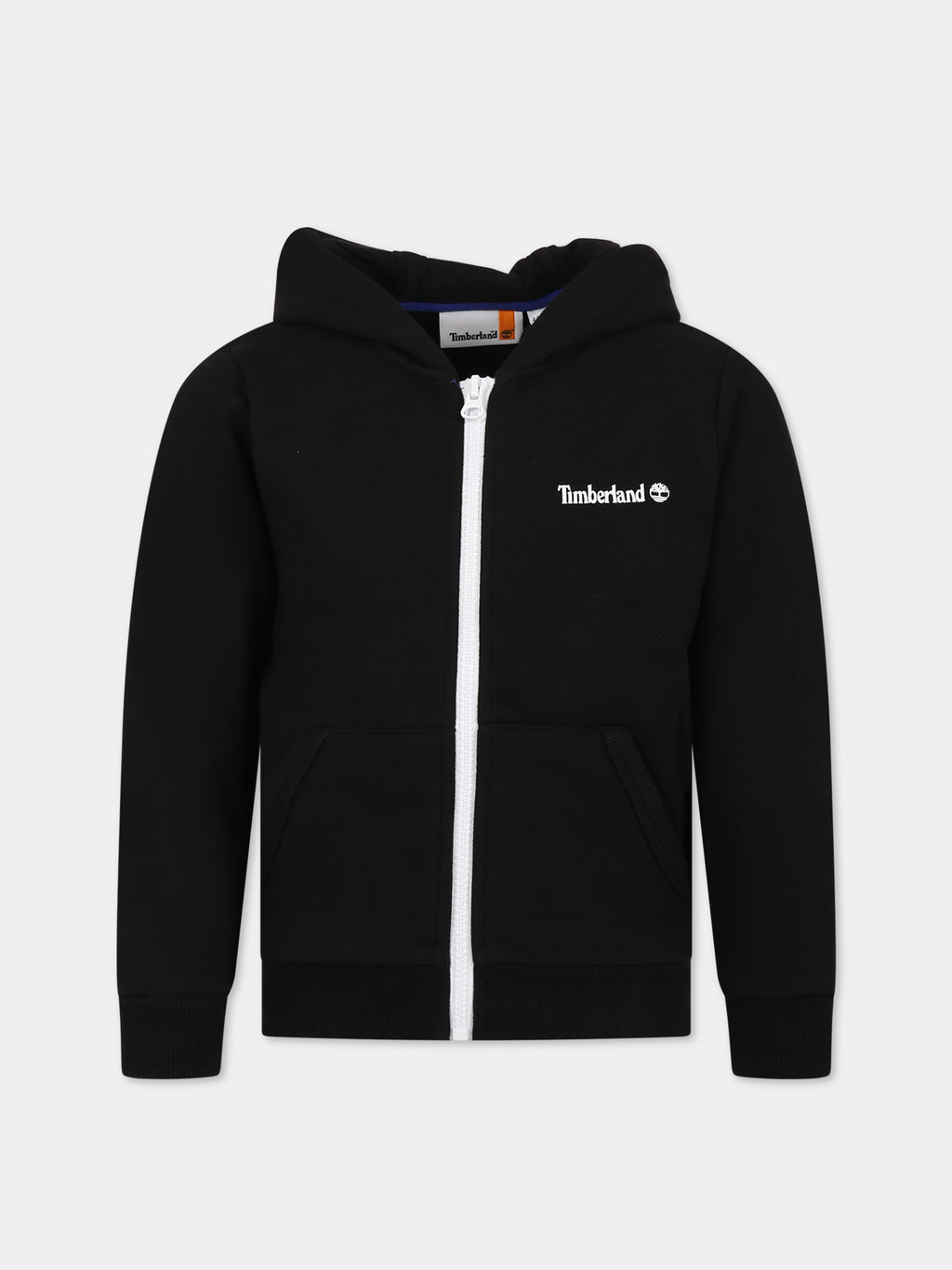 Sweat-shirt noir pour garçon avec logo