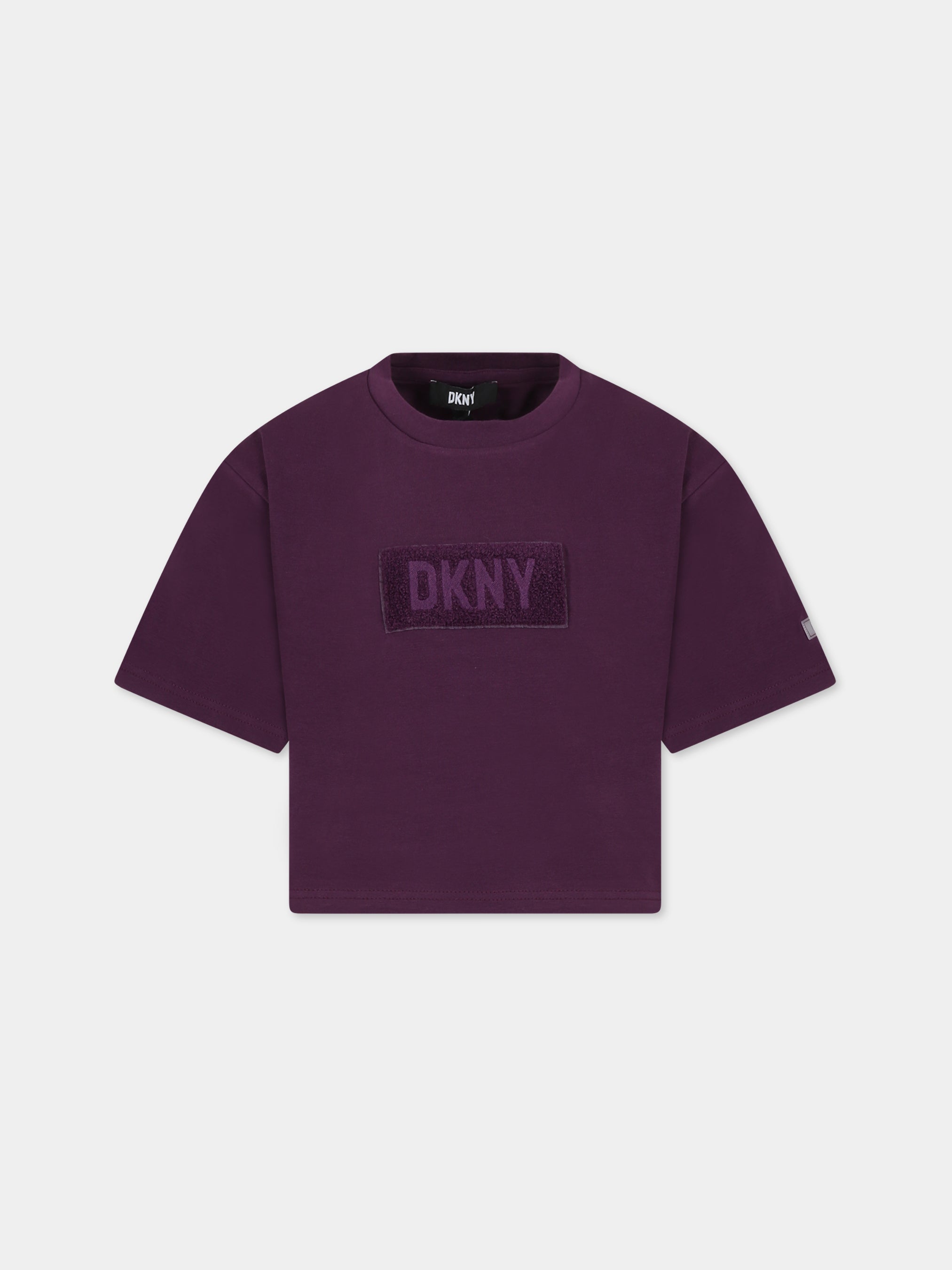 DKNY: T-shirt kids - Black  DKNY t-shirt D35T17 online at