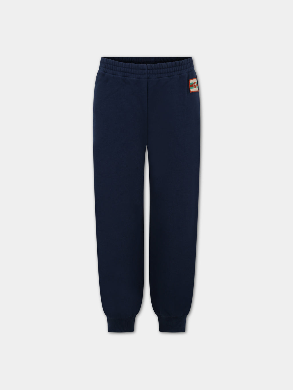 Pantalon bleu pour garçon avec double G