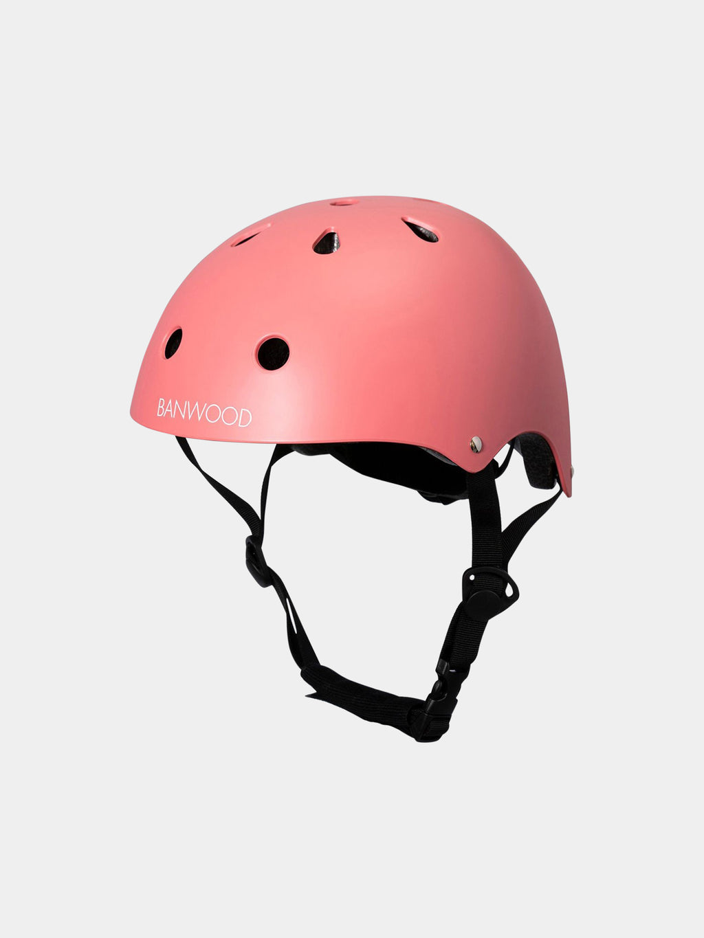 Pink helmet for kids with logo