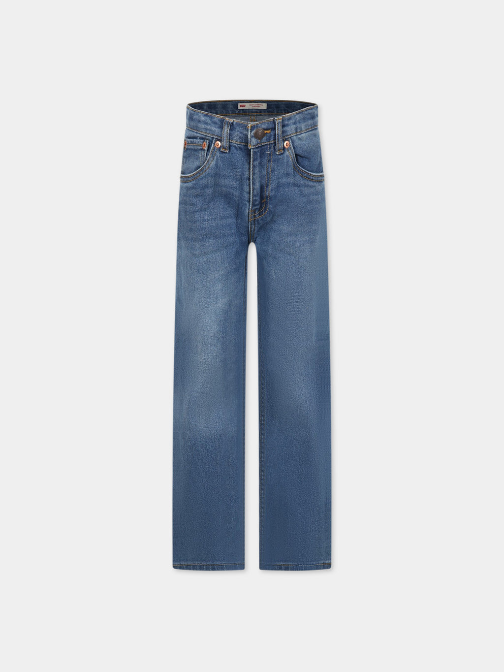 Blue jeans for boy with logo