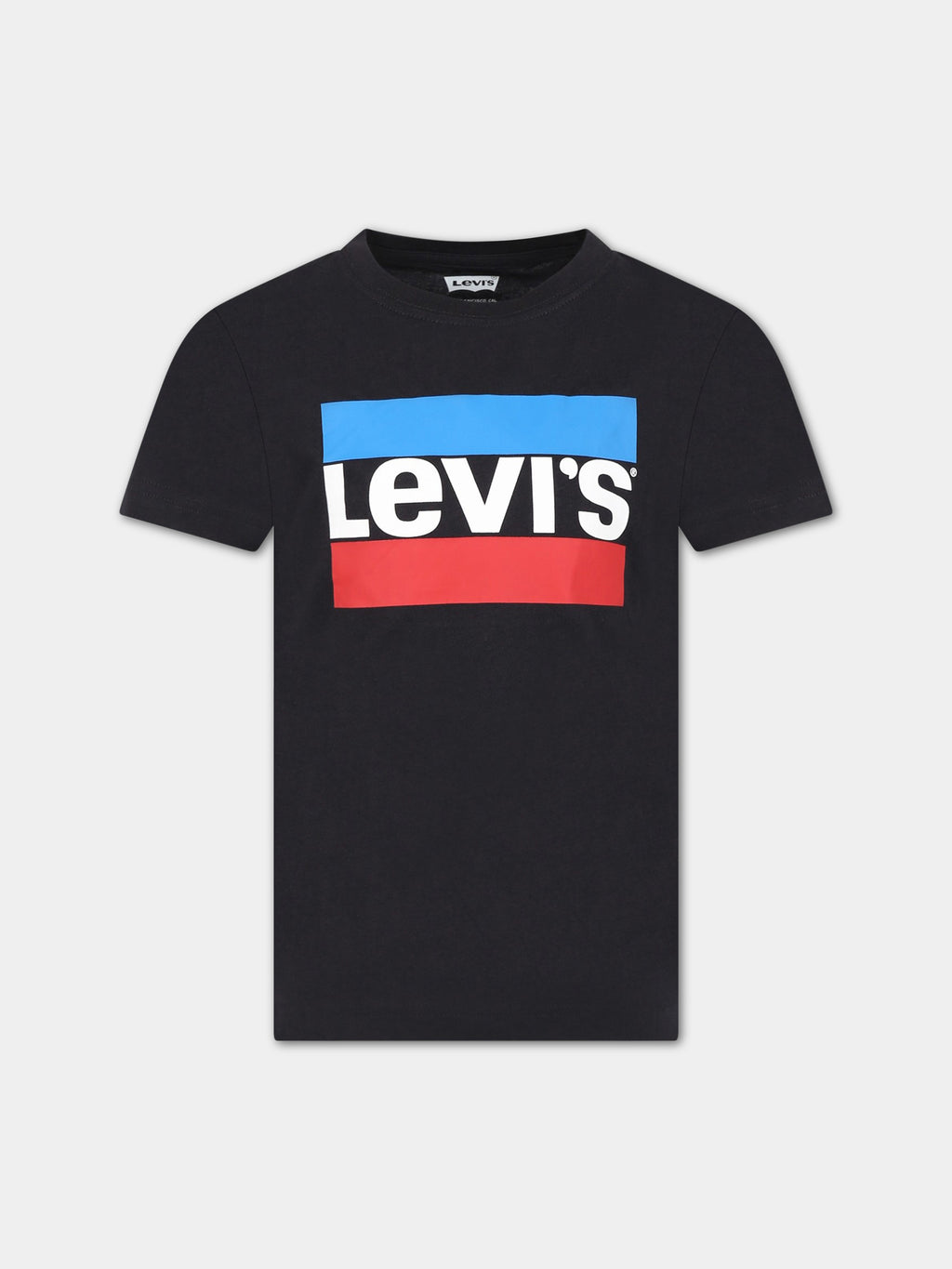 Black t-shirt for kids with logo