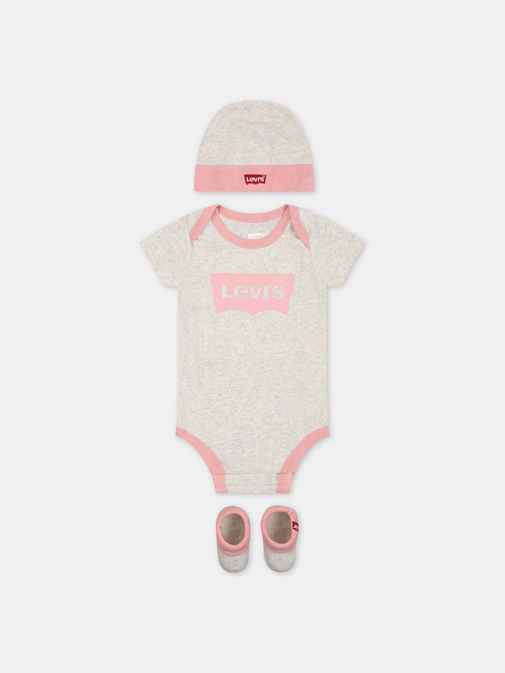 Set multicolor per neonata con logo