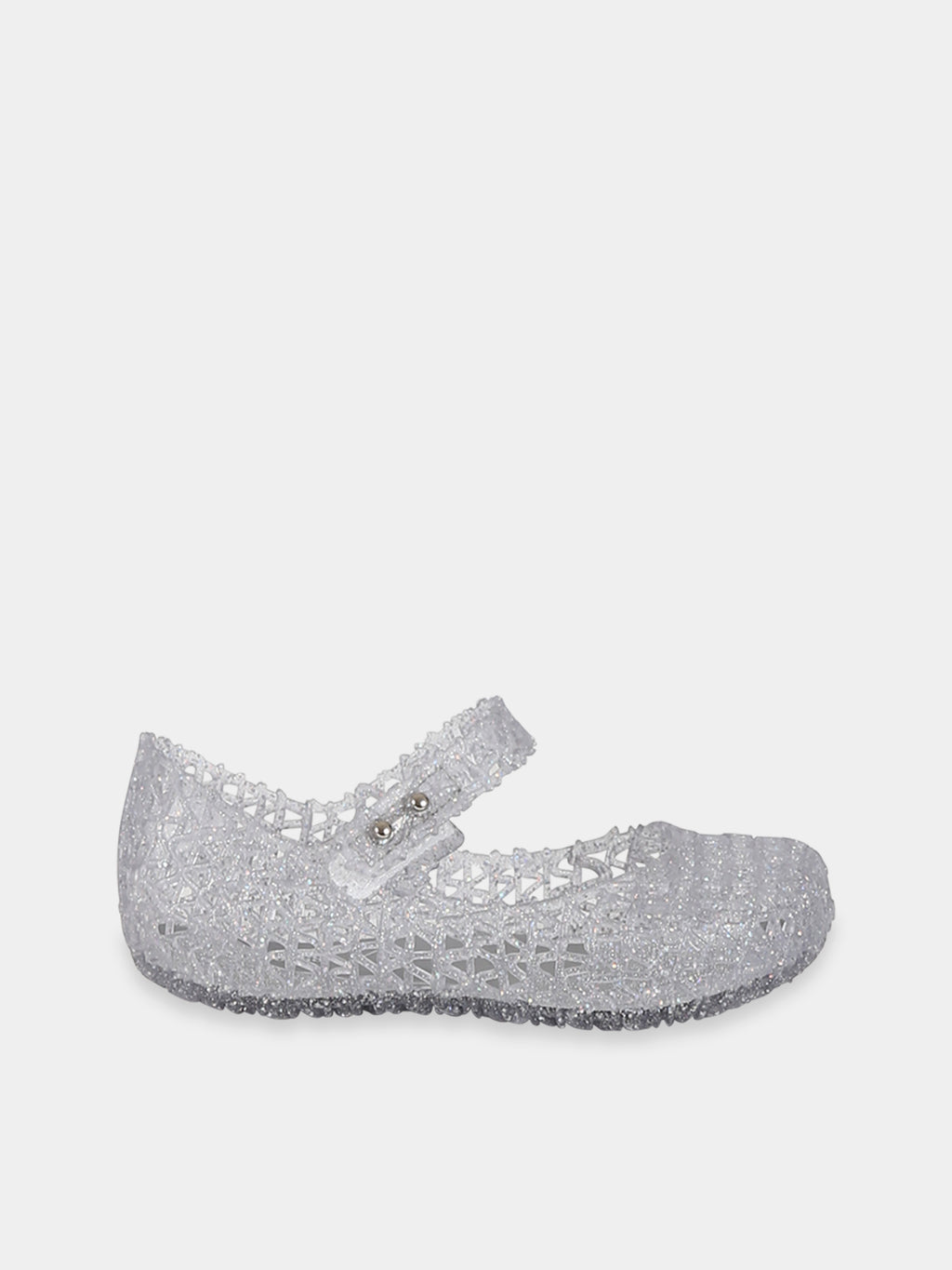 Clear ballerina flats for girl