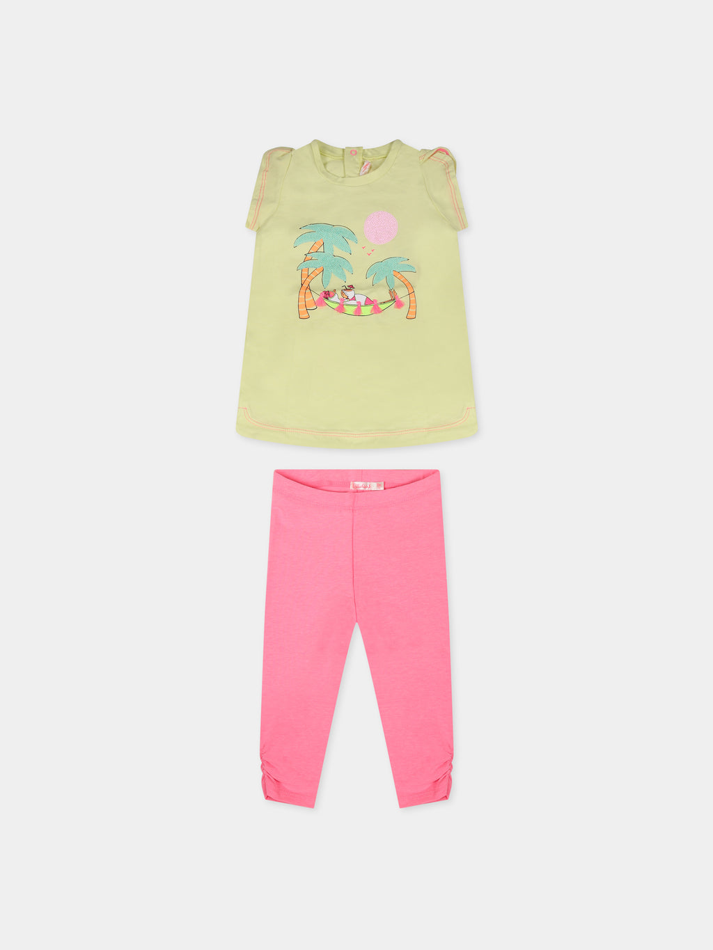 Tenue multicolore pour bébé fille avec imprimé