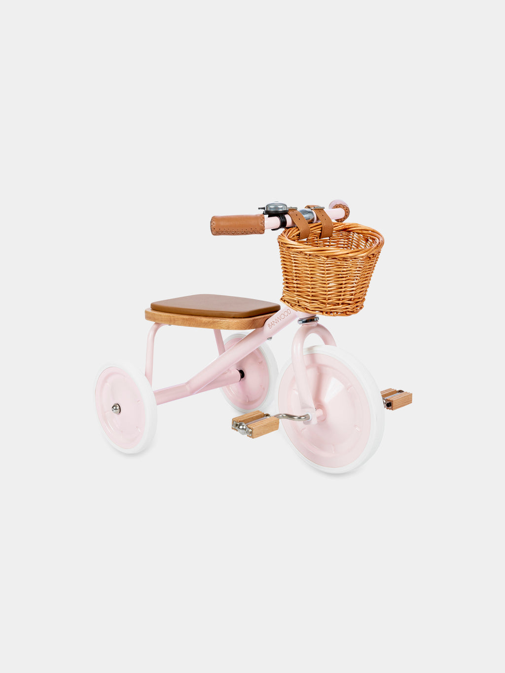 Pink tricycle for girl with logo