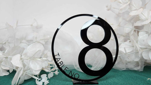 Custom Table Numbers