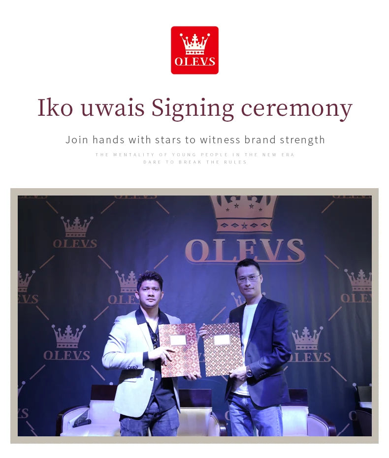 OLEVS Diamond Lap Women's Watches Luxury Original Quartz Watch for Women Fashion Leather Strap Waterproof Girls Dress Wristwatch