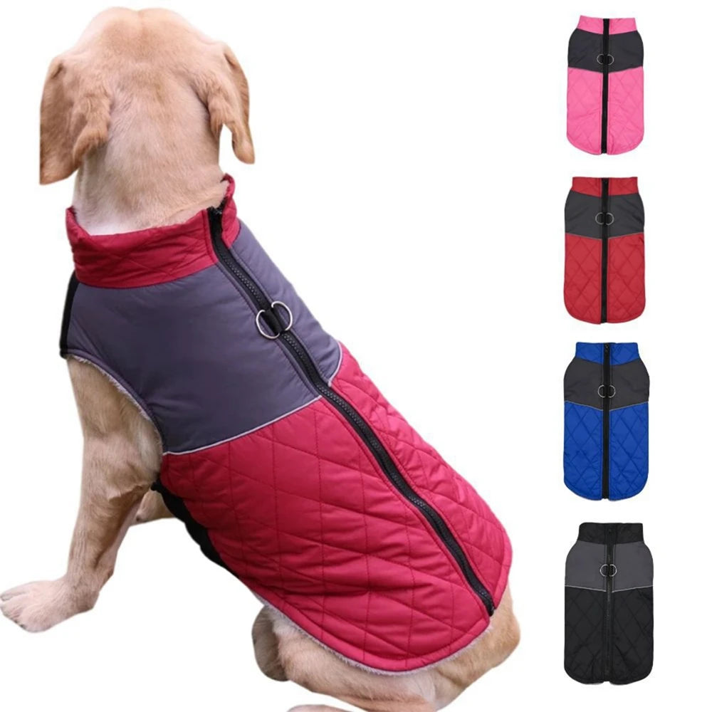 Warm Winter Pet Dog Clothes Waterproof Vest Coat For Puppy Small Medium Large Dog Pet Snow Skiing Outfits Costumes Clothes