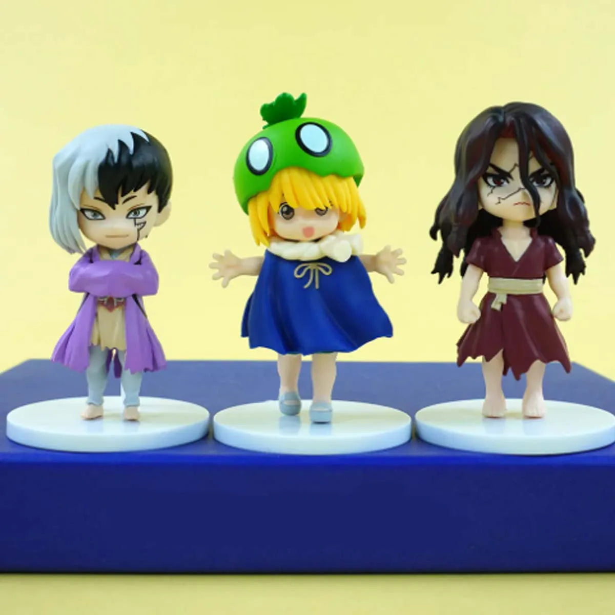 6pcs 10cm Stone Dolls,Anime Action Figure,Adult Collection Model,Cute Funny Model Toys,Birthday Christmas Choice for Boys Girls