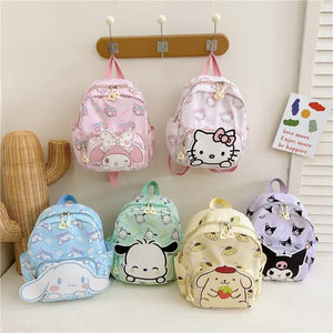 Sanrio Hello Kitty Children's Bags Cartoon Cute Boys and Girls Burden Reduction Kindergarten Backpack Children Backpack - EtherealBe