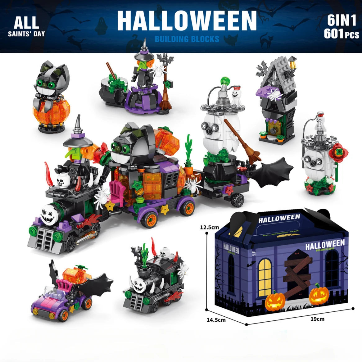 Christmas Combination Building Block Haunted House Architecture Model Ideas Pink Palace House Modular Buildings Toy Gift for Kid