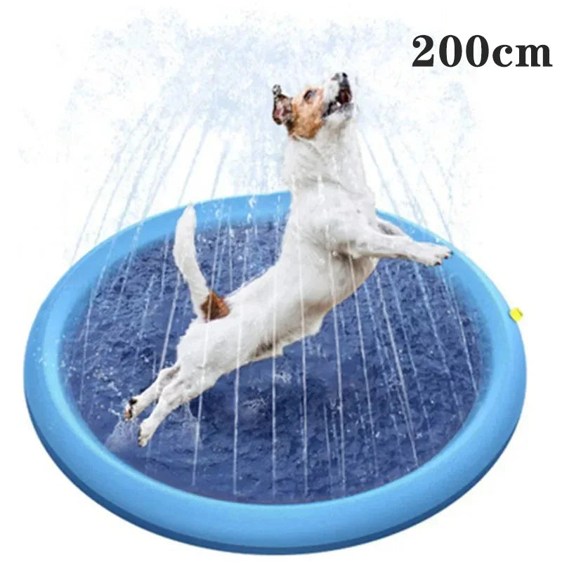 Pet Play Pool Non-Inflatable Collapsible Pool Large Outdoor Family Round Pool Family Pool Pet Products Removable Pools