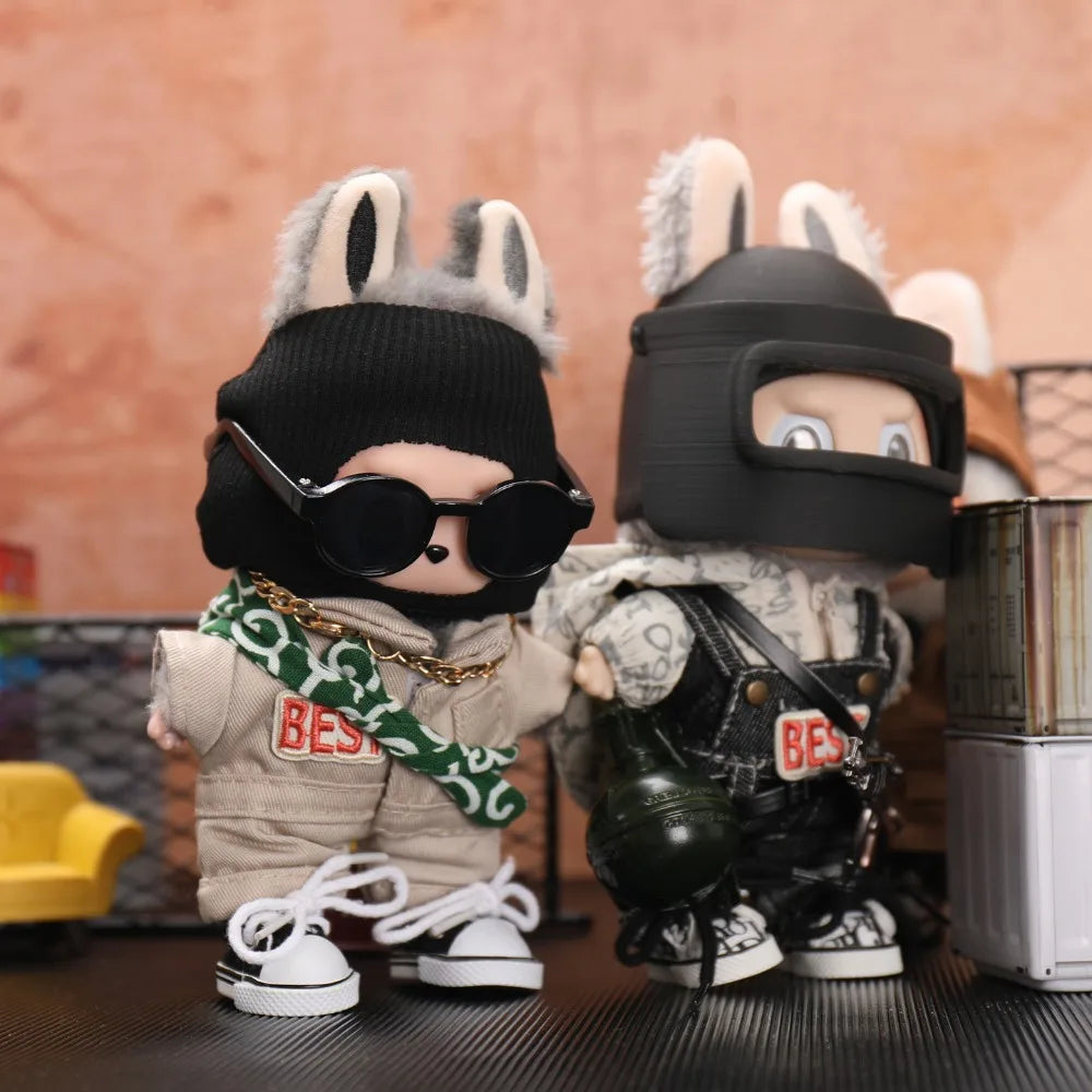 Labubu Ropa Trendy Fashion Clothes for Outfit Korea Kpop Exo Labubu Idol Dolls Clothing DIY Kids Gift