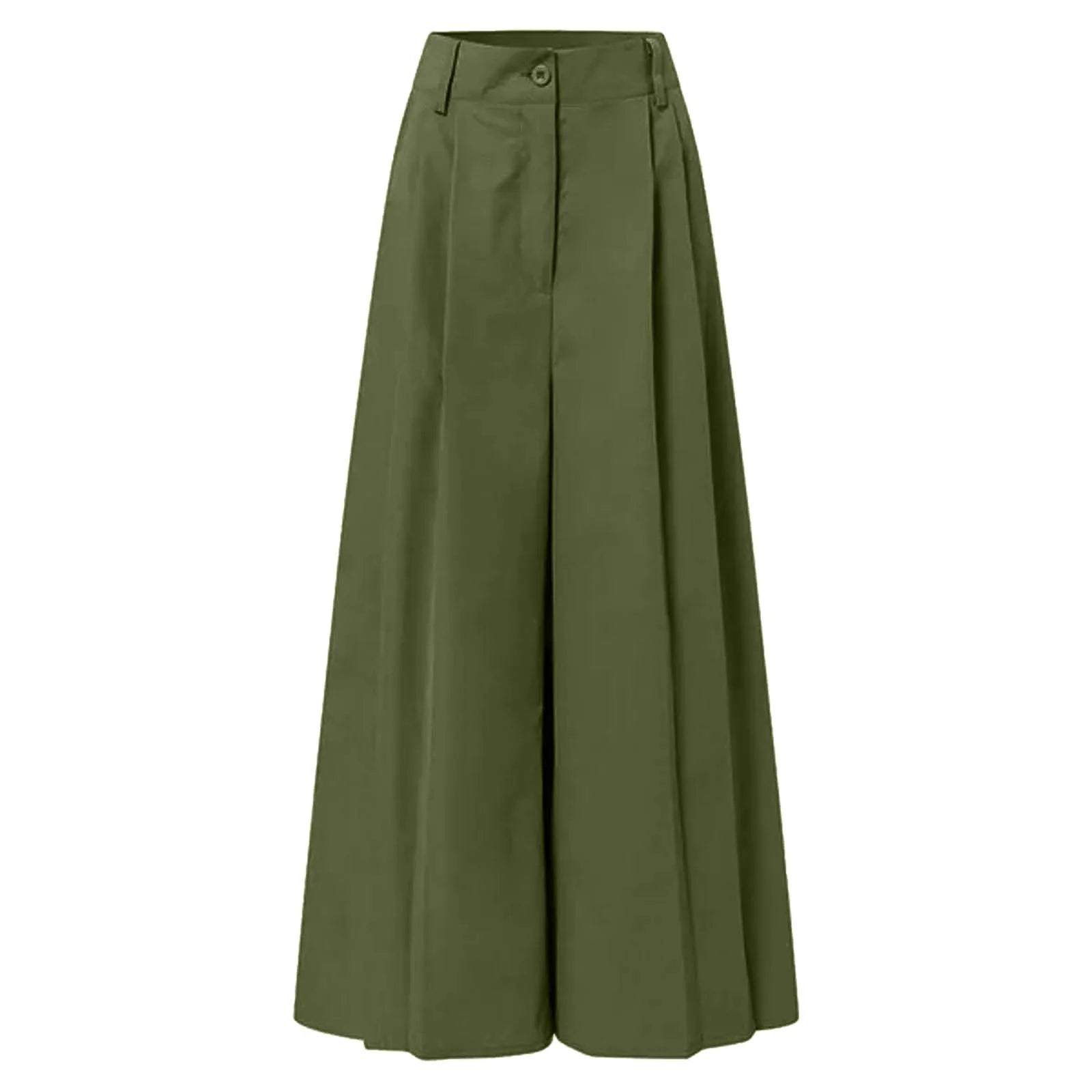 Women Fashion Palazzo Pants Cotton Linen Comfy Baggy Trousers Super Wide Floor Length Pants Women Clothing Pantalones De Mujer