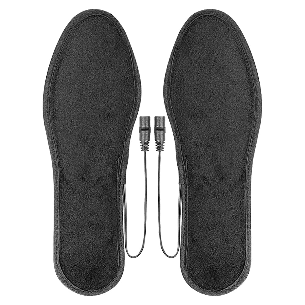 Men Women Electrically Heating Insoles Washable Electric Foot Warming Pad Feet Warmer Sock Mat USB Rechargeable Heated Insoles