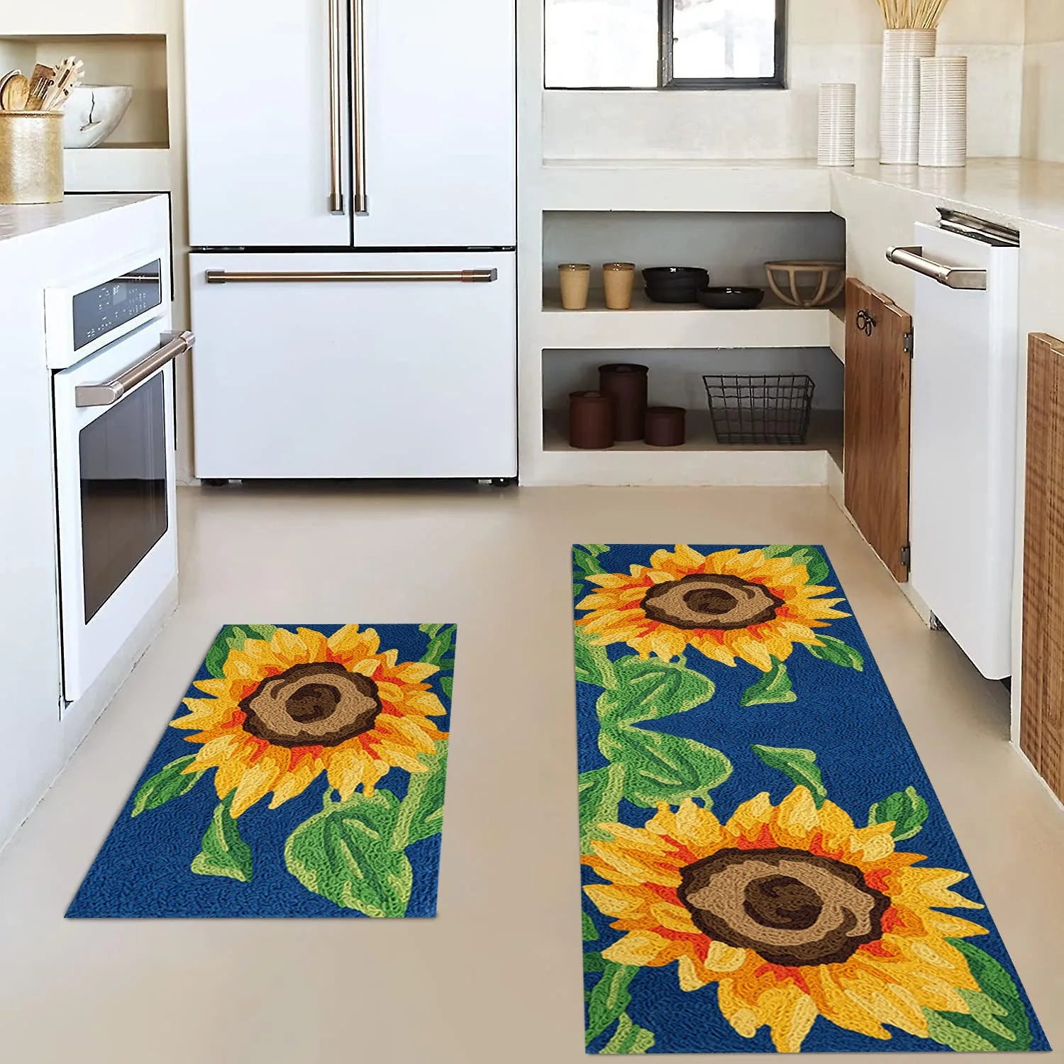 Kitchen Mat for Floor Non-slip Absorbent Kitchen Rug Kitchen Carpet Long Carpet Bathroom Mat Washable Decor Entrance Doormat
